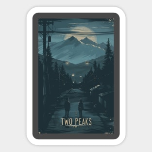 Peak Pals for Mountain Adventure & Hiking Enthusiasts Sticker